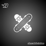 Inverted Skateboards Sticker